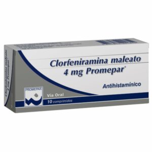 CLORFENIRAMINA 4MG X 10 COMPR