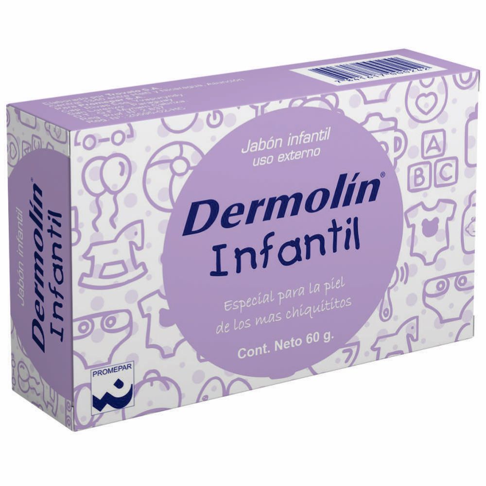 Dermolin Infantil Jabon X 60gr Cos 3187